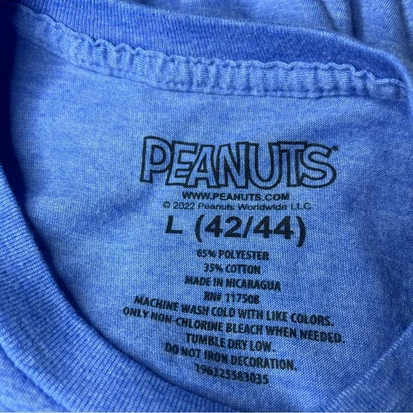 Peanuts Blue Snoopy Dog Tee - Picture 5 of 8